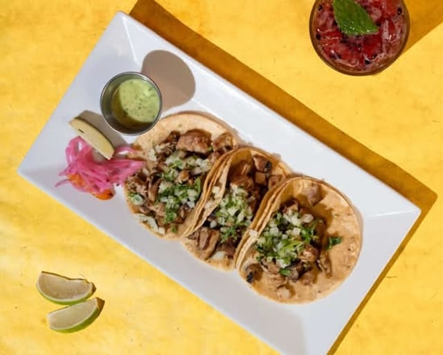 Grilled Chicken Tacos.