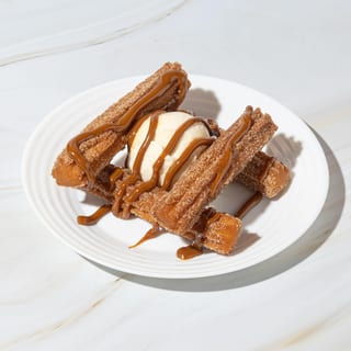 churros with ice cream