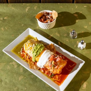 Mexican Flag Burrito